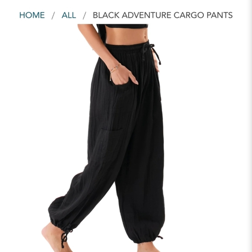 Adventure Cargo Pants Lotus And Luna Black